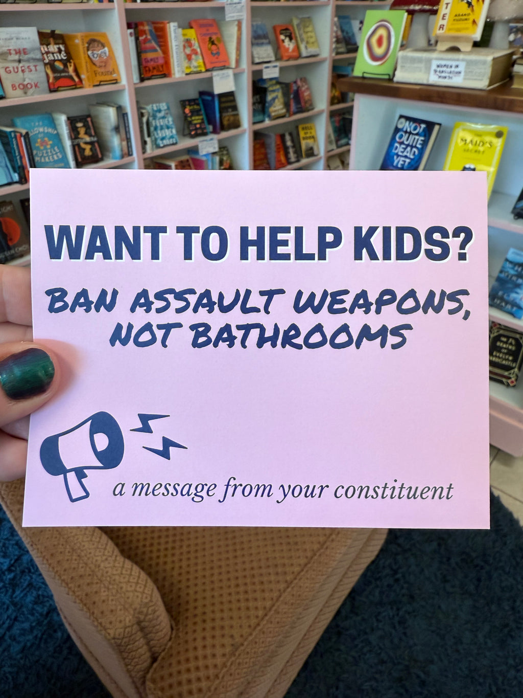 Wanna Help Kids? Ban Assault Weapons, Not Bathrooms
