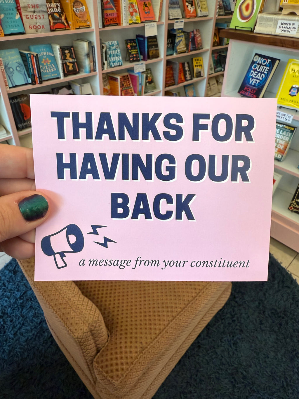 Thanks For Having Our Back